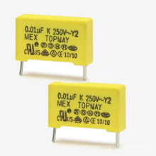 Y2 Metallized Polypropylene Film Capacitor